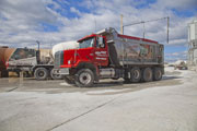 Action Supply dump truck