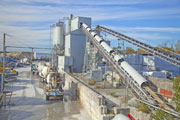 Action Supply trucks in a line for truck wash