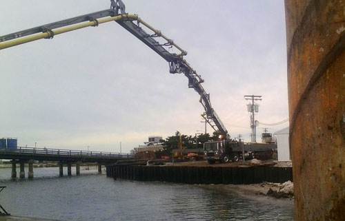 Action Supply has concrete pumping trucks available