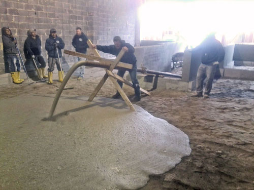 Action Supply supplies concrete pumping services