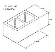 Action Supply corner pier 10 inch