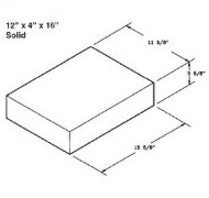 Action Supply 12 inch solid half high